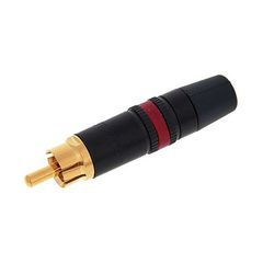 Neutrik REAN NYS373-2 Phono / RCA Connector in Metal Housing (red) - REAN