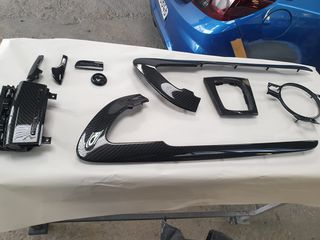 Αναλαμβάνουμε Βαφές Carbon - Hydrographics - Υδροβαφή Κονσόλες - Αεραγωγοί - Εσωτερικό αυτοκινήτου - Interior - Οθόνες - Πάνελ Οργάνων  SEAT LEON-thumb-18