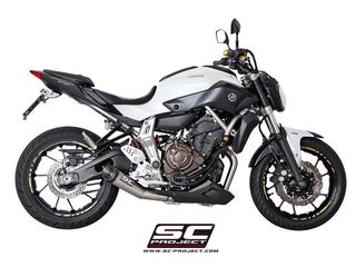 Εξάτμιση Ολόσωμη Sc Project Full Exhaust System 2-1 Conic S.Steel/Carbon End Yamaha MT 07 2013 - 2016 Euro3(Η Τιμή ειναι ενδεικτική,Ρωτήστε μας για την προσφορά μας)