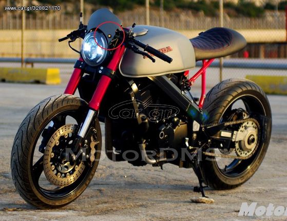 ΦΛΑΣ ΜΑΥΡΟ ΓΙΑ CUSTOM PROJECT BOBBER CAFE RACER TRACKER SCRAMBLER CHOPPER ΤΗΣ RETROMOTO