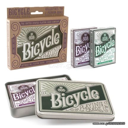 Τράπουλα: Bicycle Retro Tin Gift Set