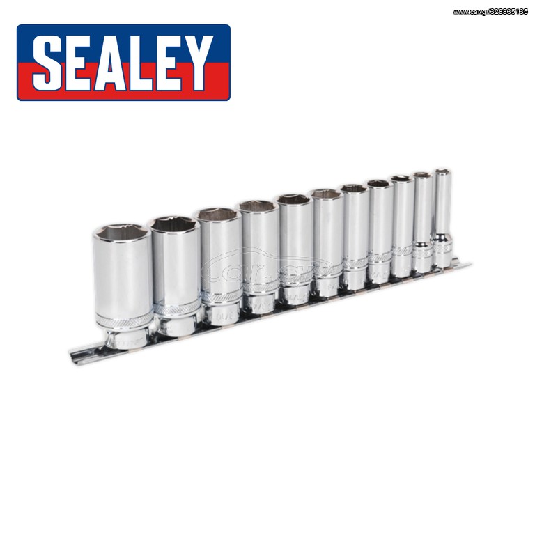 ΣΕΤ Καρυδάκια μακριά  3/8 Lock-On ίντσα SEALEY