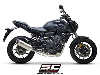 Sc Project Ολόσωμη Εξάτμιση 2-1 SC1-S Titanium/Carbon End Yamaha MT 07 2021 - 2023 Euro5(Η Τιμή ειναι ενδεικτική,Ρωτήστε μας για την προσφορά μας)