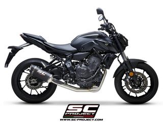 Sc Project Ολόσωμη Εξάτμιση 2-1 SC1-S Full Carbon  Yamaha MT 07 2021 - 2023 Racing Version