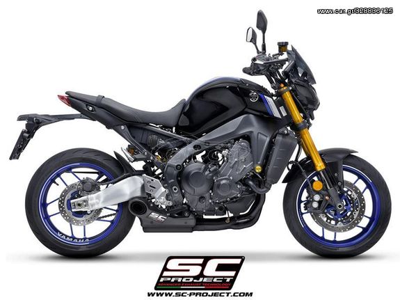 Sc Project Ολόσωμη Εξάτμιση 3-1 STR-1 Matt Black Ceramic Yamaha MT 09 2021 - 2023 Euro5