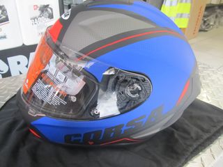 ΚΡΑΝΟΣ FULLFACE CORSA BLADE ΜΠΛΕ-ΜΑΥΡΟ ΜΑΤ (ΑΝΑΜΟΝΗ ΓΙΑ ΑΝΤΙΘΑΜΒΩΤΙΚΗ)
