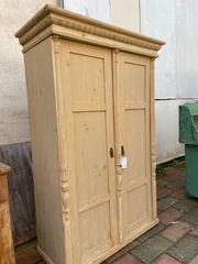 Δίφυλλη ντουλάπα vintage furniture design, παλιό ξύλινο έπιπλο-thumb-15