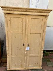 Δίφυλλη ντουλάπα vintage furniture design, παλιό ξύλινο έπιπλο-thumb-18