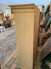 Δίφυλλη ντουλάπα vintage furniture design, παλιό ξύλινο έπιπλο-thumb-25