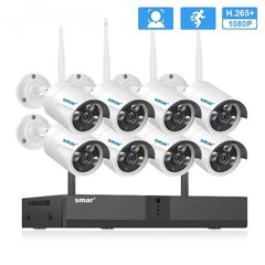 Σετ καμερες H.265 3MP Wireless CCTV System 1080P NVR Kit Outdoor Night Vision P2P Wifi IP
