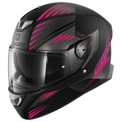 Κράνος Full Face Shark SKWAL 2 Hallder matt black, grey, pink - HE4963KAV