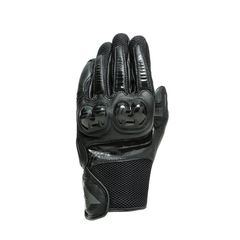 DAINESE MIG 3 UNISEX LEATHER GLOVES BLACK/BLACK καλοκαιρινά δερμάτινα γάντια