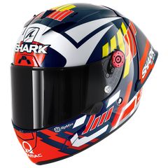 Κράνος Full Face Shark RaceR PRO GP Replica Zarco Signature - HE8423BWR