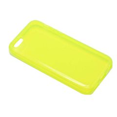 ΘΗΚΗ IPHONE 5C ΣΙΛΙΚΟΝΗΣ TPU ΔΙΑΦΑΝΗ ΚΙΤΡΙΝΟ