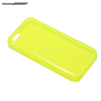 ΘΗΚΗ IPHONE 5C ΣΙΛΙΚΟΝΗΣ TPU ΔΙΑΦΑΝΗ ΚΙΤΡΙΝΟ