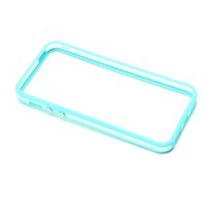 BUMPER IPHONE 5/5S/SE ΣΙΛΙΚΟΝΗΣ TPU CLEAR ΓΑΛΑΖΙΟ