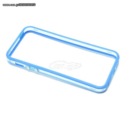 BUMPER IPHONE 5/5S/SE ΣΙΛΙΚΟΝΗΣ TPU CLEAR ΜΠΛΕ