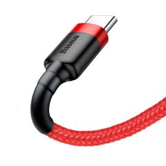 Baseus Cafule USB-A / USB-C QC 3.0 3A 0.5 m cable - red-thumb-1