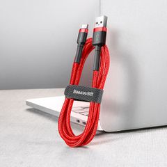 Baseus Cafule USB-A / USB-C QC 3.0 3A 0.5 m cable - red-thumb-4