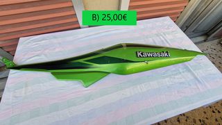 Πλαστικά Kawasaki ZX130 πράσινο