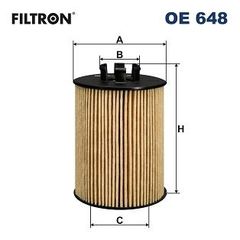 ΦΙΛΤΡΟ ΛΑΔΙΟΥ FILTRON F-652  OE648 90530260 90543378 9192425 650307 650311 9192425