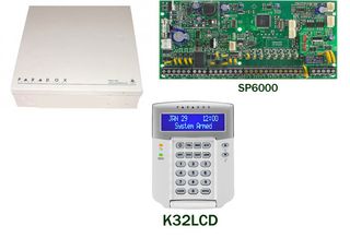 Σύστημα συναγερμού Paradox SP6000+ | K32LCD+ | IP150+ | SIR/V