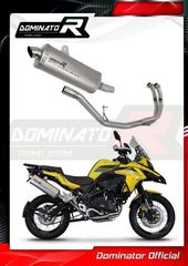 Dominator Εξάτμιση Ολόσωμη P7 Titanium Benelli TRK 502 X 2022  - 2024 Με Σιγαστήρα 