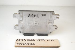 ECU ΚΙΝΗΤΗΡΑ OPEL AGILA TOY 2009, 3392051K1