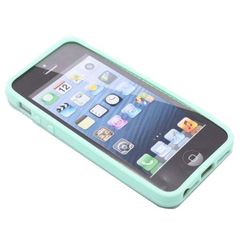 BUMPER IPHONE 5/5S/SE ΣΙΛΙΚΟΝΗΣ TPU ΓΑΛΑΖΙΟ