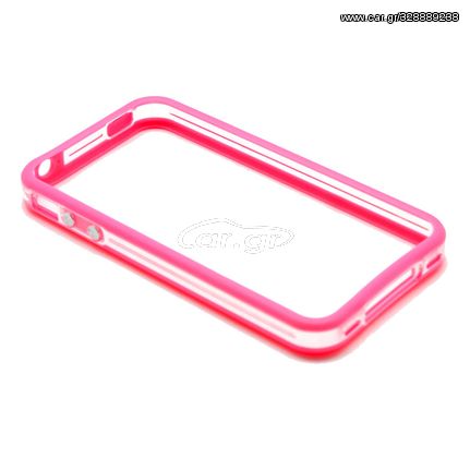 BUMPER IPHONE 4/4S ΣΙΛΙΚΟΝΗΣ TPU ΡΟΖ