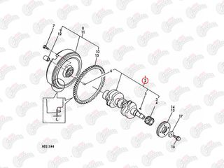 Στρόφαλος Yanmar: 719660-21701-thumb-1