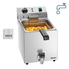 Μονή Ηλεκτρική Φριτέζα 9lt με Βρυσάκι 30x53x38,5cm Bartscher A162823E