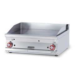 Διπλό Πλατώ Αερίου με Λεία Πλάκα Superchrome 14kW 80x70,5x28cm Lotus FTLT-78GS