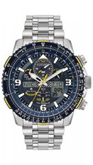 Ρολόι Citizen Blue Angels Promaster Skyhawk A-T με ασημί μπρασελέ JY8078-52L