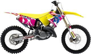 BLACKBIRD RACING Αυτοκόλλητα σετ "Retro Style" SUZUKI RM 125/250 2001-2012