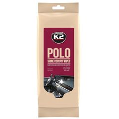 K2 Μαντηλάκια  καθαρισμού - POLO SHINE WIPES