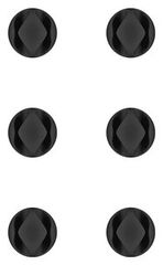 GOOBAY οργανωτές καλωδίων σιλικόνης 70362, 2 θέσεων, Φ5.3mm, μαύρο, 6τμχ