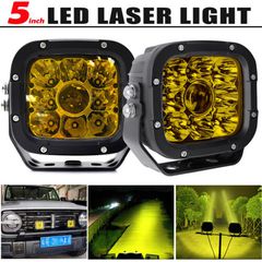 Laser Προβολέας Led 5″ 50W Ομίχλης (ζεύγος)