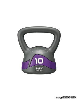 Body Sculpture BW-117 Kettlebell από PVC 10kg Γκρι