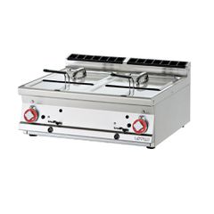 Διπλή Φριτέζα Αερίου 13+13lt 80x70,5x28cm Lotus F2/13T-78G