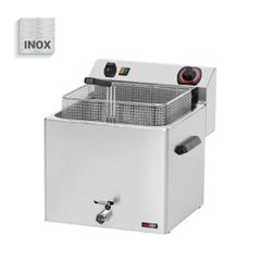 Μονή Ηλεκτρική Φριτέζα 11lt με Βρυσάκι 36x42x37cm Redfox FE10 T