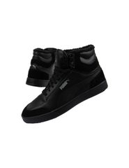Puma Shuffle Mid Fur Μποτάκια Μαύρα 387609-01