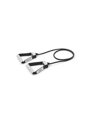 Reebok Adjustable Resistance RSTB-16075 Λάστιχο Γυμναστικής Σωληνωτό Μαλακό με Λαβές Μαύρο