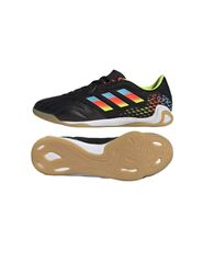 Adidas Copa Sense.3 IN HR1848 Χαμηλά Ποδοσφαιρικά Παπούτσια Σάλας Core Black / Bright Cyan / Team Solar Yellow