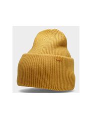 4F Beanie Γυναικείος Σκούφος με Rib Πλέξη Mustard H4Z22-CAD007-71S