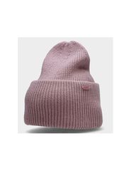 4F Beanie Γυναικείος Σκούφος με Rib Πλέξη σε Μωβ χρώμα H4Z22-CAD007-56S