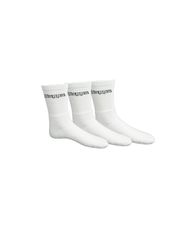 Kappa Ανδρικές Κάλτσες Λευκές 3Pack 34113IW-900