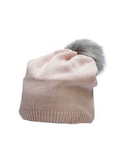 4F Pom Pom Beanie Ανδρικός Σκούφος Πλεκτός σε Ροζ χρώμα H4Z22-CAD009-56S