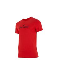 4F Ανδρικό T-shirt Κόκκινο με Λογότυπο H4Z22-TSM354-62S