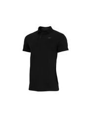 4F Ανδρικό T-shirt Polo Μαύρο H4Z22-TSM355-20S